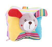 Tnfeeon Juguete a Juego con Hebilla, Material de Felpa, Juguete Educativo a Juego con Hebilla con Bola de Anillo para Bebés, Diseño de Perro de 6,9x6,9 Pulgadas (Perro)