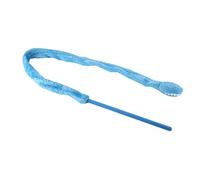 Tnfeeon Juguete de Entrenamiento Interactivo para Gatos, Divertido Rompecabezas con Forma de Serpiente para Jugar a Gatos y Gatitos, Varita de Silicona de 24 Cm para Hacer Ejercicio a Las Mascotas