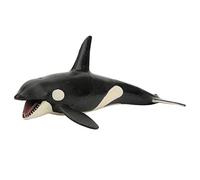 Tnfeeon Juguete de la Figura de la Orca, Regalo de Modelo de Animal Marino Marino de plástico sólido Realista para Criaturas de la Vida Animal prehistóricas Regalo para Fiesta de niño y niña