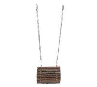 Tnfeeon Juguete de Túnel Colgante para Mascotas, Juguete Masticable de Madera de Manzana para Hámsteres, Promueve Actividades de Ejercicio y Escalada para Animales Pequeños (Modelo de Doble Uso con