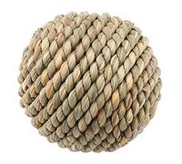Tnfeeon Juguete para Masticar con Bolas de Paja de Pasto para Loros y Animales Pequeños El Ratán de Pasto Natural Atrae a Las Mascotas con un Atractivo Mejora El Equilibrio La Coordinación Fomenta
