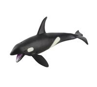 Tnfeeon Juguetes Modelo Animal simulación de plástico Figuras de Animales Modelo de Forma de Ballena asesina Educación temprana Regalo de Juguete sólido estático para niños