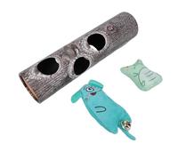 Tnfeeon Juguetes para Gatos de Interior, Divertidos con Juguetes de Felpa con Hierba Gatera, para Gatitos Adultos Aburridos, Involucra los Instintos, Rompecabezas Interactivo para Gatos, Juguete con