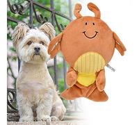 Tnfeeon Juguetes para Perros Chirriantes, Juguete Masticable Interactivo de Felpa Suave para Cachorros y Gatos con Formas de Osos de Cangrejo y Pájaros, Tamaño de 6 Pulgadas Promueve la Salud