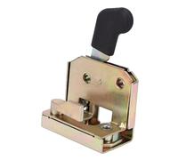 Tnfeeon Kit de Cerradura de Puerta para Montacargas de Alta Resistencia con Manija Metálica Universal, Seguridad para Tractores, Maquinaria Industrial, Equipo, Uso Comercial, Acabado (Lado derecho)