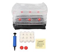 Tnfeeon Kit de Cultivo de Hongos Inflable Versátil Kit de Monotub Portátil con Ventilador de Vivero de Hongos Cultivo de Hongos en el Hogar Fácil Almacenamiento