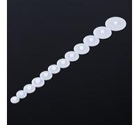 Tnfeeon Kit de Engranajes de Plástico de 12 Piezas, Juego de Engranajes de Motor Versátil con 24 Dientes y Apertura de 0,25 Pulgadas para Modelos de Bricolaje de Automóviles Robot Fácil Montaje