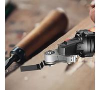 Tnfeeon Kit de Herramientas de Adaptador Oscilante de Amoladora Angular para Corte de Metal y Madera con 2 Hojas de Sierra para Entusiastas y Profesionales del Bricolaje