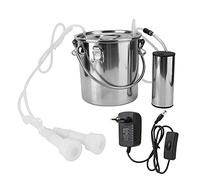 Tnfeeon Kit de ordeño de ordeñadora de eléctrico portátil para Cabra, Oveja, Vaca, Enchufe de la UE(para Vaca)