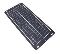 Tnfeeon Kit de Panel Solar, Cargador Solar Monocristalino con Controlador de 30 W, Puertos USB Duales Tipo C CC para Carga de Batería de 12 V 24 V, Camping, Senderismo, Usuarios Al Aire Libre