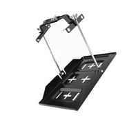 Tnfeeon Kit de Retención de la Bandeja de Batería Universal de Hierro Ajustable para la Construcción Resistente del Automóvil/batería Marina