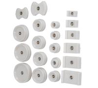 Tnfeeon Kit de Troqueles de Prensa de Reloj de 20 Piezas, Juego de Herramientas de Cobre y Plástico Resistente para Relojeros, Ideal para Reparaciones de Bricolaje y Cierre de Cajas de Relojes