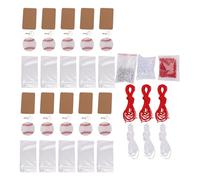 Tnfeeon Kit para Hacer Llaveros de Béisbol, Juego de Manualidades con Cuentas Acrílicas para 10 Llaveros Personalizados con 200 Cuentas de Letras y 200 de Colores, Proyecto de Bricolaje Fácil para