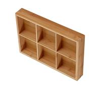 Tnfeeon La Bandeja de Madera Dividida en Múltiples Compartimentos que Sirve a La Bandeja Utiliza Ampliamente La Seguridad para Usarse para Verduras y Platos en los Restaurantes de La Olla Caliente