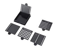 Tnfeeon Lista sin Esfuerzo Creación Reutilizable Nota Adhesiva Conjunto de Plantilla de Plantilla Durable ABS para el Aula de la Oficina en el Hogar con 10.2x9.1cm Caja de Almacenamiento Versátil