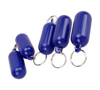 Tnfeeon Llavero Flotante, Portátil Fácil de Reconocer Llavero Flotante Forma de Píldora Color Brillante para Navegar en Bote (Azul Oscuro)