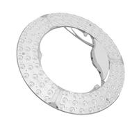 Tnfeeon Luz LED para Ventilador de Techo, Panel de Repuesto de Color Blanco con Diseño de Adsorción Magnética, Compatible con la Mayoría de Atenuadores, para Lámpara Colgante de (96W)