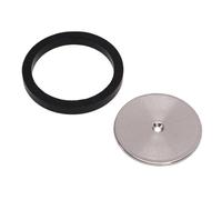 Tnfeeon Mampara de Ducha para Máquina de café con Junta de Silicona para Cabezal de Grupo, Placa Difusora de Acero Inoxidable, Repuesto para Baristas Domésticos, Fuga de Extracción Uniforme, Fácil