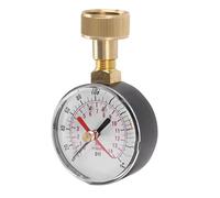 Tnfeeon Manómetro de Agua, Aleación de Hierro y Aluminio, Medición Precisa para Piscinas y Sistemas de Riego