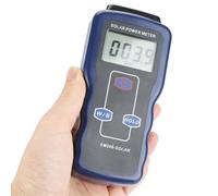 Tnfeeon Medidor de Energía Solar, Medidor de Luz Portátil para Medición de Radiación Solar, Diseño Compacto para Estudios e Investigaciones Ambientales