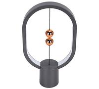 Tnfeeon Mini Lámpara de Equilibrio, Luz de Escritorio de Levitación Magnética Alimentada por USB con Interruptor sin Contacto y LED para Decoración de Oficina en el Hogar