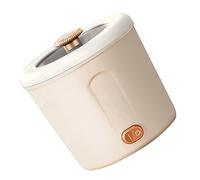 Tnfeeon Mini Pot de Hot Electric Pot Portátil Multifuncional Pequeño Hotpot Eléctrico para Servicios Estudiantiles Mini Conector de la EU de Olla Caliente Eléctrica (WHITE)