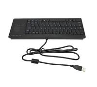 Tnfeeon Mini Teclado IPC con Cable, Plug and Play, Panel Táctil Incorporado, Construcción de ABS, Diseño Compacto, Portátil para Uso Industrial y Militar (#1)