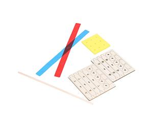 Tnfeeon Modelo de ADN de Madera, Juguete de Bricolaje de Doble Espiral para Niños, Kit de Ciencia Educativa con Componentes de Tilo para un Aprendizaje Divertido
