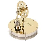Tnfeeon Modo de Stirling Modo Stirling Modelo de Generador de Energía de Aleación de Zinc Dorado para Regalos del Proyecto de Ciencia Infantil