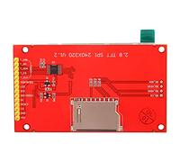 Tnfeeon Módulo de Pantalla a Color con Panel Táctil LCD SPI de 2,8 Pulgadas con Resolución Táctil Sensible de 240x320 para Proyectos Ranura para Tarjeta de Memoria Soporta Lógica de 5V 3,3V Ideal