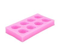 Tnfeeon Molde de Silicona de Fresa para Hornear, Molde de Silicona de Grado Alimenticio, Utensilios para Hornear Antiadherentes Reutilizables, Resistente a Altas Temperaturas, para Decoración de