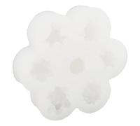 Tnfeeon Molde de Silicona Suculento para Hornear, Molde Flexible de 7 Agujeros para Fondant, Material de Silicona Resistente Al Calor hasta 446 F Resistente Al Frío hasta 40 F para Pastel Vela