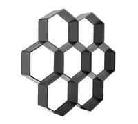 Tnfeeon Molde para Hacer Caminos de Jardín, Molde de Piedra de Hormigón PP de 11,6 X 11 Pulgadas, de Pavimentación de Cemento Hexagonal Reutilizable para Patio, Entrada, Patio, Pasarela de Bricolaje