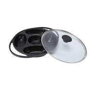 Tnfeeon Molde para Muffins, Aleación de Aluminio, 5 Tazas, Tamaño Regular, Molde para Muffins con Marco Reforzado con Metal, Antiadherente para Magdalenas, Magdalenas, Picaduras de Huevo, Hornear para