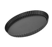 Tnfeeon Molde Redondo para Tartas Molde para Hornear Estriado Antiadherente con Fondo Extraíble de 9 Pulgadas para Quiche y Postres Perfecto para Celebraciones de Cumpleaños Recubrimiento de Fácil