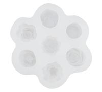Tnfeeon Moldeo de Silicona con Forma de Flor, Molde de Silicona 3D para Decoración de Pasteles, Resistente Al Calor hasta 446 F, Fácil Liberación para Derretir Cubitos de Hielo, Cera, Velas,