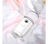 Tnfeeon Nano Facial Spray Hidratante Unidad de Cara Long-Lalast Mini Mini Tamaño para el Tamaño de de Abspocke (WHITE)