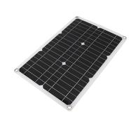 Tnfeeon Panel Solar Portátil de 18 V y 20 W, Panel de Carga Solar Monocristalino Semiflexible para Camping y Uso de Emergencia