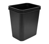 Tnfeeon Papelera Rectangular, Material Plástico, Capacidad de 8 Litros para Uso en Cocina y Oficina (BLACK)