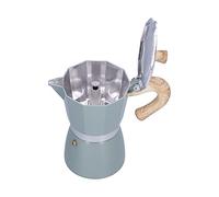 Tnfeeon para Estufa, Italiana de Moca con Capacidad de 10 Oz para Estufas de Gas e Inducción, los Campistas Disfrutan de café Auténtico en Cualquier Lugar, Diseño Portátil Fácil de Limpiar, Se (lago