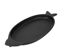 Tnfeeon Parrilla y Sartén con Forma de Pescado, Sartén de Hierro Fundido con Tecnología Antiadherente, Buena para Asar Pescados, Carnes y Aperitivos, Ideal para Uso Doméstico en Restaurantes