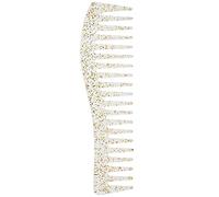 Tnfeeon Peines Grandes de Dientes Anchos, Material Plástico, Peine para Desenredar, Diseño Portátil para Hombres y Mujeres, Tamaño de 7x2 Pulgadas (Transparente)