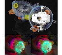 Tnfeeon Pelota de Salto LED para Mascotas, Juguete Interactivo con Luces Intermitentes, Música que Atrae a las Mascotas en Interiores y Exteriores, el Tamaño del Cubo de 5,1 Pulgadas Requiere 4 (BLUE)
