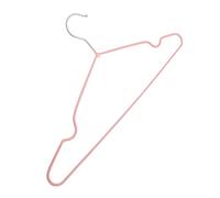 Tnfeeon Perchas de Plástico Resistentes Antideslizante Ahorro de Espacio Perfil Delgado Gancho de Metal de 15,7 X 7,9 Pulgadas para Organización de Guardarropas para Adultos Evita Resbalones (Pink)