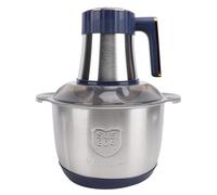 Tnfeeon Picadora Eléctrica de Alimentos, Trituradora de Carne con Bol de Acero Inoxidable de 5 L y Motor de Cobre de 500 W, for Carne Verduras Cebolla Ajo Ensalada Frutas Nueces (Enchufe europeo 220V)
