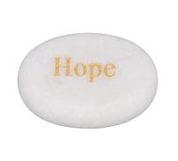 Tnfeeon Piedra Inspiradora Grabada, Artesanía de Mármol de Primera Calidad con Grabado Colorido Vibrante, Decoración Multiusos para el Hogar, Oficina, Sala de Estar, Baño, para Alentar (esperanza)