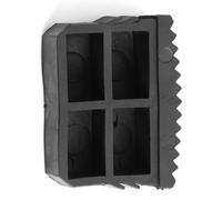 Tnfeeon Pies de Agarre de Goma de la Dama Pies de Reemplazo sin Deslizamiento de Larga Duración para Gerentes de Aluminio 2 Piezas/pareja Negra, Mejora de la Casa en Casa