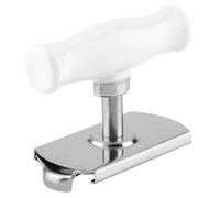 Tnfeeon Práctico Abridor de Latas Ajustable de Acero Inoxidable, Herramienta de Cocina Manual para Varios Frascos y Botellas, Ideal para el Hogar y Actividades Al Aire Libre