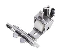 Tnfeeon Prensatelas con Rodillo Ajustable, Accesorio de Costura Multifuncional con Rodillo de Plástico de Ancho Ajustable para Aplicaciones de Bandas Elásticas con Bordes de Encaje en