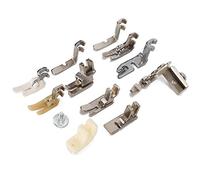 Tnfeeon Prensatelas para Máquina De Coser Vintage, Prensatelas para Máquina De Coser con Rueda De Desplazamiento Universal, Accesorios para Prensatelas De Coche Plano